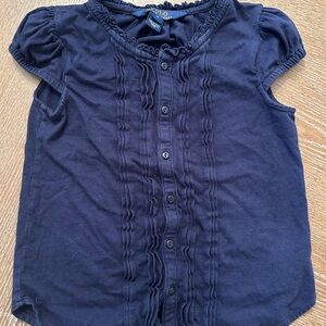 Polo by Ralph Lauren Dark Blue Kids Button Down Shirt